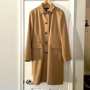 JCrew lady day topcoat wool size XL